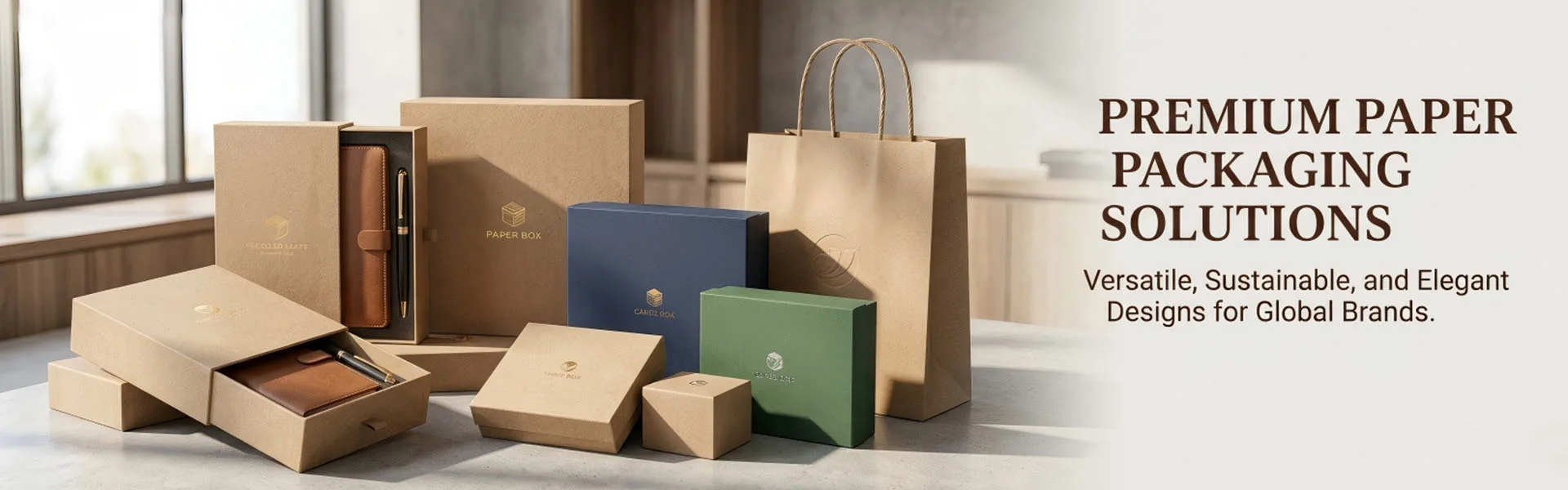 Naka-print na Corrugated Paper Cap Box