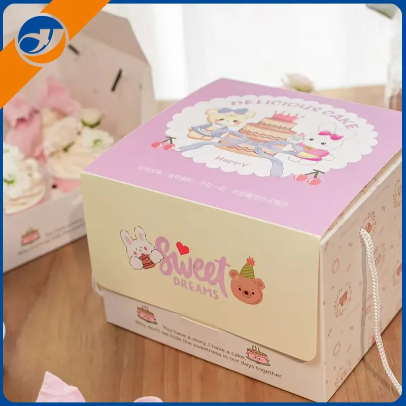Kahon ng regalo ng cake