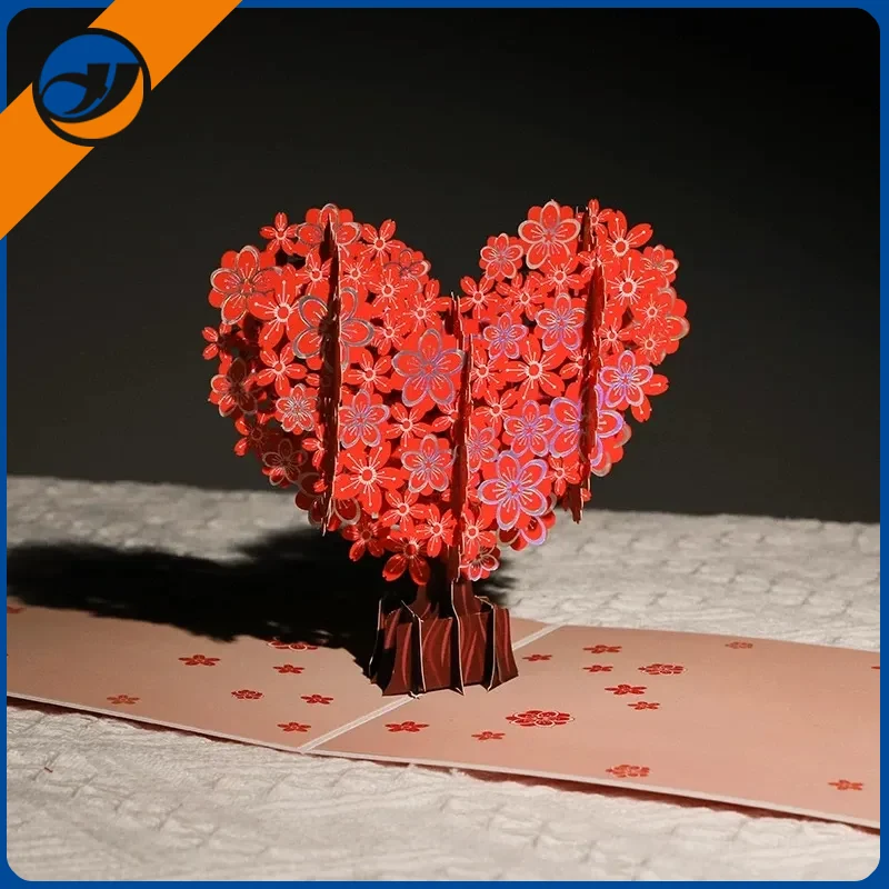 Valentine 3D paper card